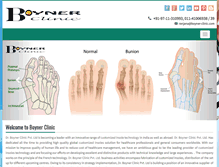 Tablet Screenshot of boyner-clinic.com